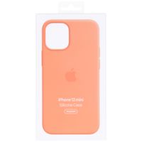 Apple Coque en silicone MagSafe Apple iPhone 12 Mini - Kumquat