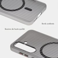 Accezz Coque arrière Lite avec MagSafe | Fluted | Samsung Galaxy S26 - Noir