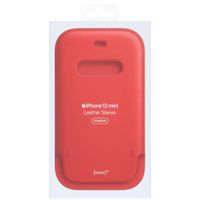 Apple Sacoche en cuir MagSafe Apple iPhone 12 Mini - Scarlet Red