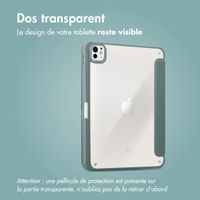 imoshion Coque tablette Origami Apple iPad Pro 11 (2025) M5 / (2024) M4 - Vert foncé