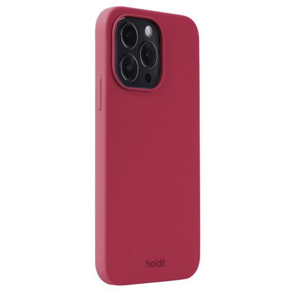 Holdit Coque Silicone Apple iPhone 15 Pro Max - Red Velvet