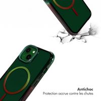 Selencia Coque arrière MagSafe Gradient Apple iPhone 13 - Vert / Brun