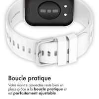 imoshion Bracelet silicone Huawei Watch Fit 3 - Blanc