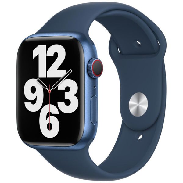 Apple 3 Pack Bracelet Sport pour Apple Watch | 38/40/41 mm - Taille S/M/L - Abyss Blue/ Bright Green/ (Product)RED