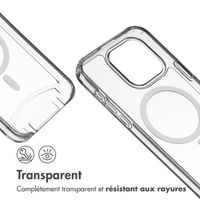 imoshion Coque MagSafe avec cordon amovible Apple iPhone 15 Pro Max - Transparent