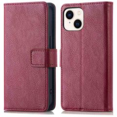 imoshion Étui de télephone portefeuille de luxe Apple iPhone 14 / 13 - Bordeaux