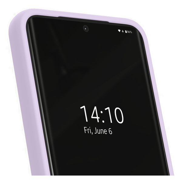 iDeal of Sweden Coque en silicone avec MagSafe Samsung Galaxy S26 - Lavender Milk