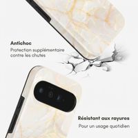 Selencia Coque arrière Vivid avec MagSafe Google Pixel 11 - Golden Beige Marble