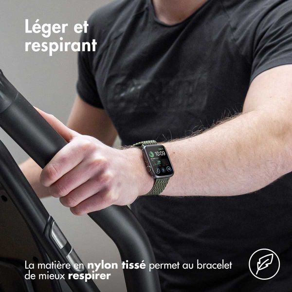 imoshion Bracelet en nylon élastique  - Connexion universelle 20 mm - Vert foncé