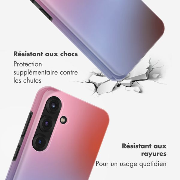 Selencia Coque arrière Vivid avec MagSafe Samsung Galaxy S25 - Gradient Soft Blush