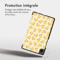 imoshion Coque tablette Design Trifold Samsung Galaxy Tab A11 Plus / A9 Plus - Citrus Dream