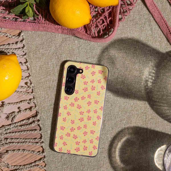 imoshion Coque Design Samsung Galaxy S24 FE - Sunny Yellow Petite Flowers