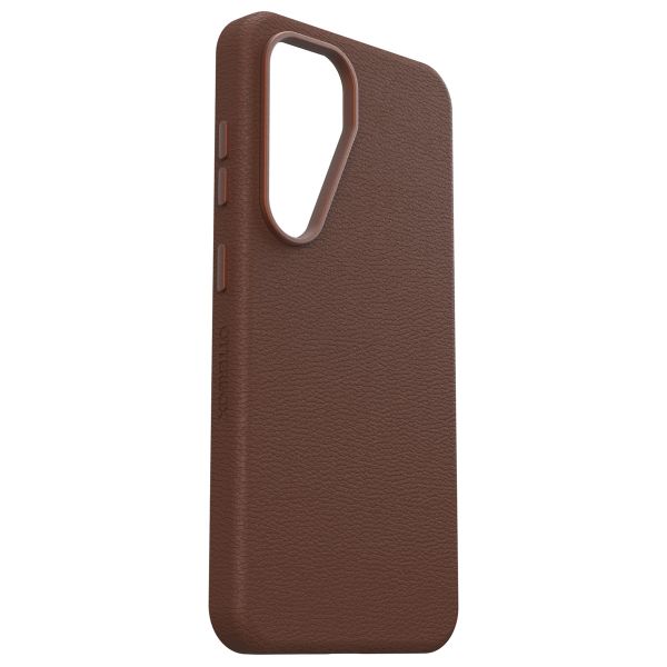 OtterBox Coque en cuir de cactus Symmetry Samsung Galaxy S25 - Rich Adove