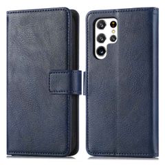 imoshion Étui de télephone portefeuille de luxe Samsung Galaxy S22 Ultra - Bleu foncé