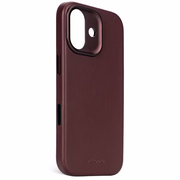 Decoded Coque en cuir MagSafe Apple iPhone 17 - Burgundy