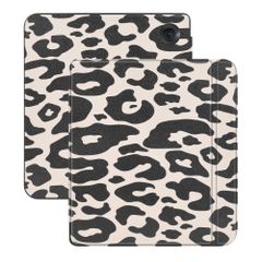 imoshion Design Slim Hard Sleepcover avec support Kobo Libra Colour - Leopard