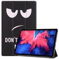 imoshion Coque tablette Design Trifold Lenovo Tab P11 / P11 Plus - Don't touch