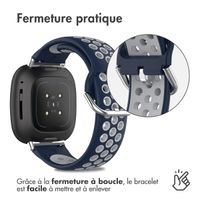imoshion Pr2199 Fitbit Versa 4 / 3 / Sense (2) - Blue / Grey