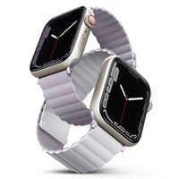Uniq Bracelet Revix réversible Apple Watch | 44/45/46/49 mm - Lilac / White