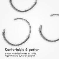 imoshion Bracelet magnétique milanais Google Pixel Watch 3 / 4 (45 mm) - Argent