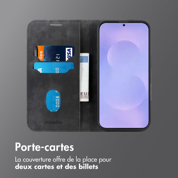 imoshion Étui de téléphone portefeuille Slim Samsung Galaxy S26 Plus - Noir