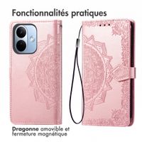 imoshion Etui de télephone Mandala Xiaomi Redmi Note 17 Pro Max - Rose Gold