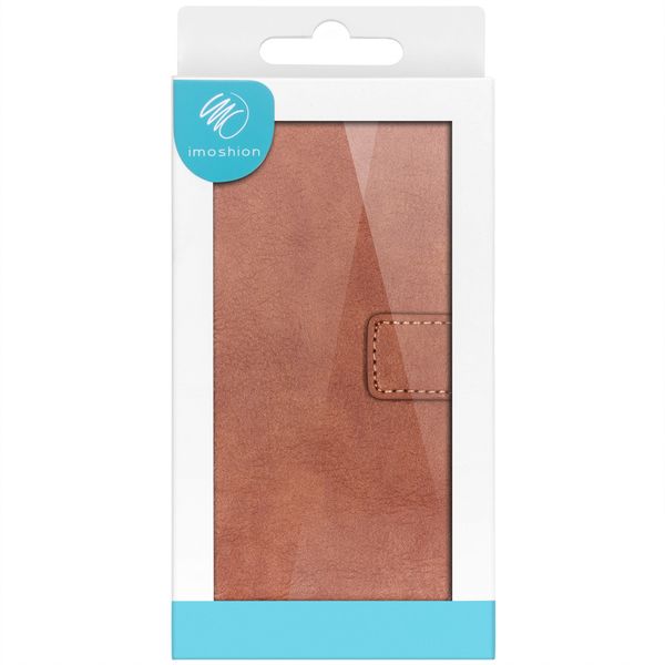 imoshion Étui de télephone portefeuille de luxe Apple iPhone SE (2016) / 5 / 5s - Marron