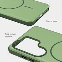 imoshion Coque arrière Color avec Thin MagSafe Ring Samsung Galaxy S26 Ultra - Vert foncé