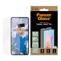 PanzerGlass Protection écran antibactérienne ultra-large tout-en-un Samsung Galaxy S25 Plus
