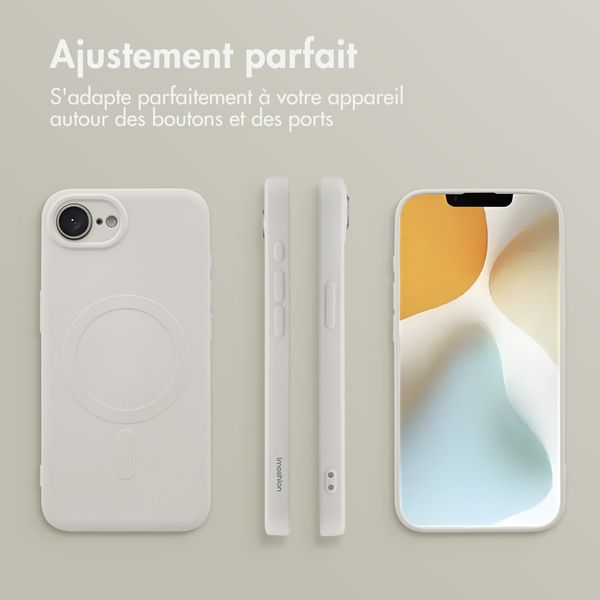 imoshion Coque Couleur avec MagSafe Apple iPhone 17e / 16e - Beige