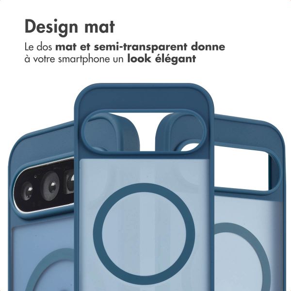imoshion Coque Color Guard avec MagSafe Google Pixel 9 / 9 Pro / 10 / 10 Pro - Bleu foncé