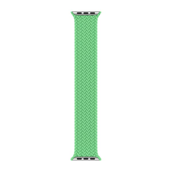 Apple Bracelet Solo tressé Apple Watch | 38/40/41/42 mm - Taille 4 - Bright Green
