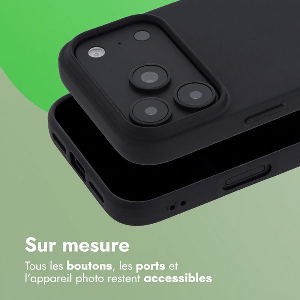 imoshion Coque Couleur Apple iPhone 18 Pro / 17 Pro - Noir