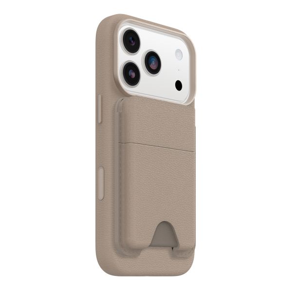 OtterBox Symmetry Cactus Leather MagSafe Wallet - Cottonwood Glen / Light grey