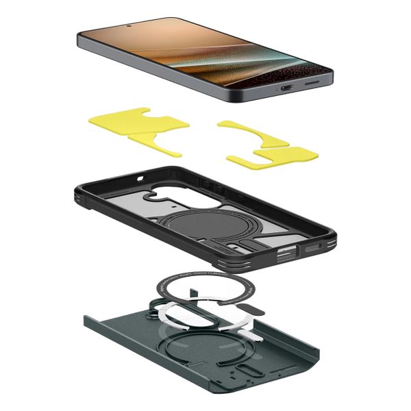 Spigen Coque Tough Armor MagSafe Samsung Galaxy S26 - Black