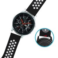 imoshion Bracelet sport silicone Samsung Galaxy Watch 3 (45 mm) / Watch (46 mm) / Gear S3 Frontier / Gear S3 Classic (22 mm) - Noir