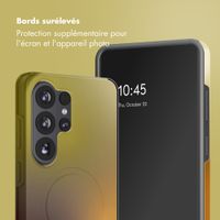 Selencia Coque arrière Vivid avec MagSafe Samsung Galaxy S26 Ultra - Gradient Olive Dust