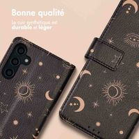 imoshion Étui de télephone portefeuille Design Samsung Galaxy A14 (5G/4G) - Sky Black