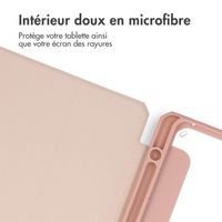 imoshion Coque tablette rigide Trifold Apple iPad 11 (2025) 11 pouces A16 / iPad 10 (2022) 10.9 pouces - Rose