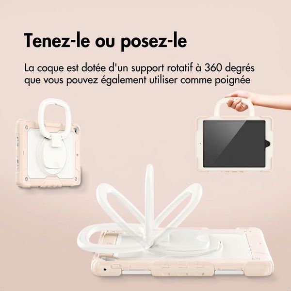 imoshion Coque tablette kidsproof Rugged Apple iPad 6 (2018) 9.7 pouces / iPad 5 (2017) 9.7 pouces / Air 2 (2014)/Air 1 (2013) - Rose clair