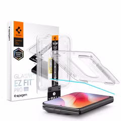 Spigen EZ Fit Glas.tR avec plateau d'installation - 1 pack Apple iPhone Duo