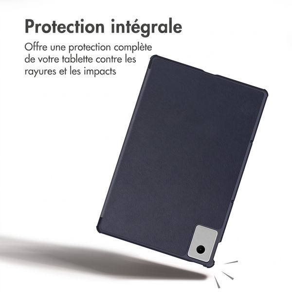 imoshion Coque tablette Trifold Lenovo Idea Tab - Bleu foncé