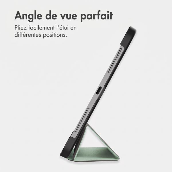 imoshion Coque tablette Trifold Samsung Galaxy Tab A11 Plus - Vert clair