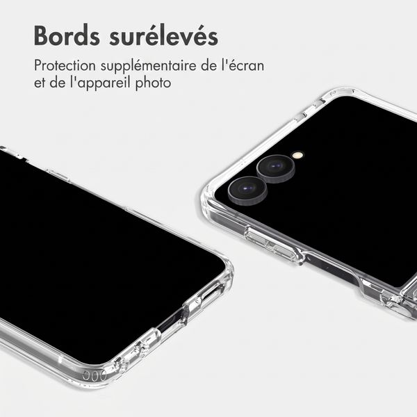 Accezz Coque arrière Xtreme Impact avec MagSafe Samsung Galaxy Z Flip 8 - Transparent