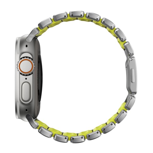Nomad Bracelet Stratos Apple Watch | 44/45/46/49 mm - Volt / Natural Titanium