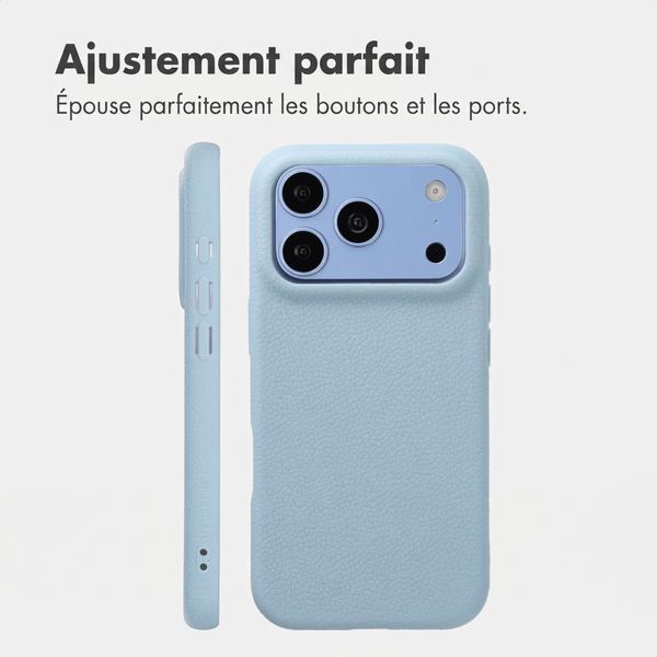 imoshion Coque arrière Texture Apple iPhone 18 Pro / 17 Pro - Bleu clair