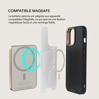 Burga Powerbank magnétique 5 000 mAh - MagSafe et Qi2 - Joueur / Or