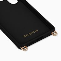Selencia Coque arrière Rivièra avec MagSafe avec crochets amovibles Samsung Galaxy S26 Ultra - Velvet Black