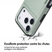 imoshion Coque arrière avec porte-cartes Apple iPhone 18 Pro / 17 Pro - Vert