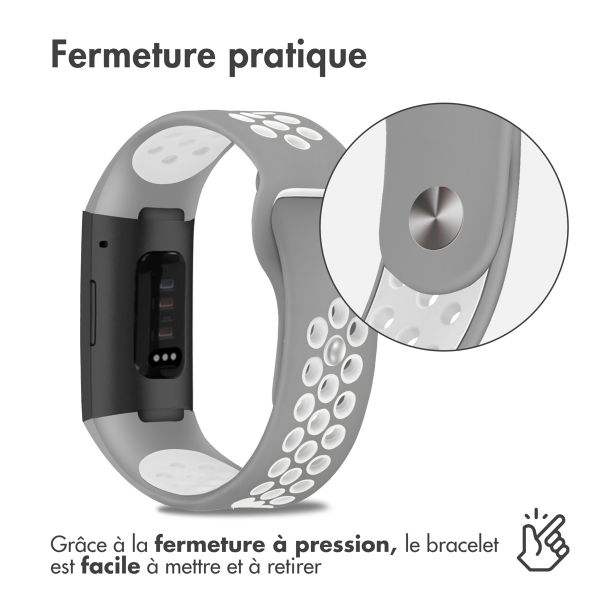 imoshion Pr2198 Fitbit Charge 3 / 4 - Grey & White